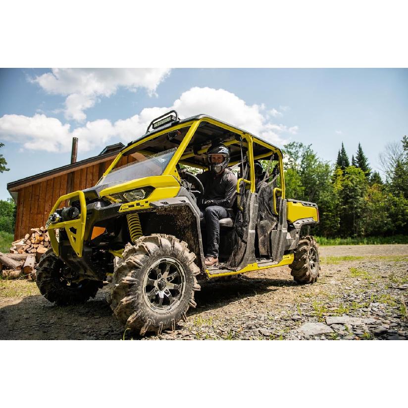 KEMIMOTO UTV Задняя спинка Сетки для хранения Совместимо с Can Am Defender Max Замена Новое OEM #715003019 Черный (Продаются парами)