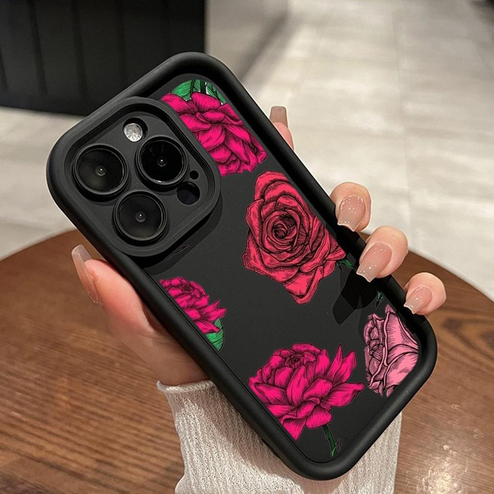 LZ16 цветочный силиконовый чехол для телефона Xiaomi 11 Lite 5G 14T Redmi 14C 13C A3 Note 12 11 9 10 13 Pro Plus противоударный задний чехол