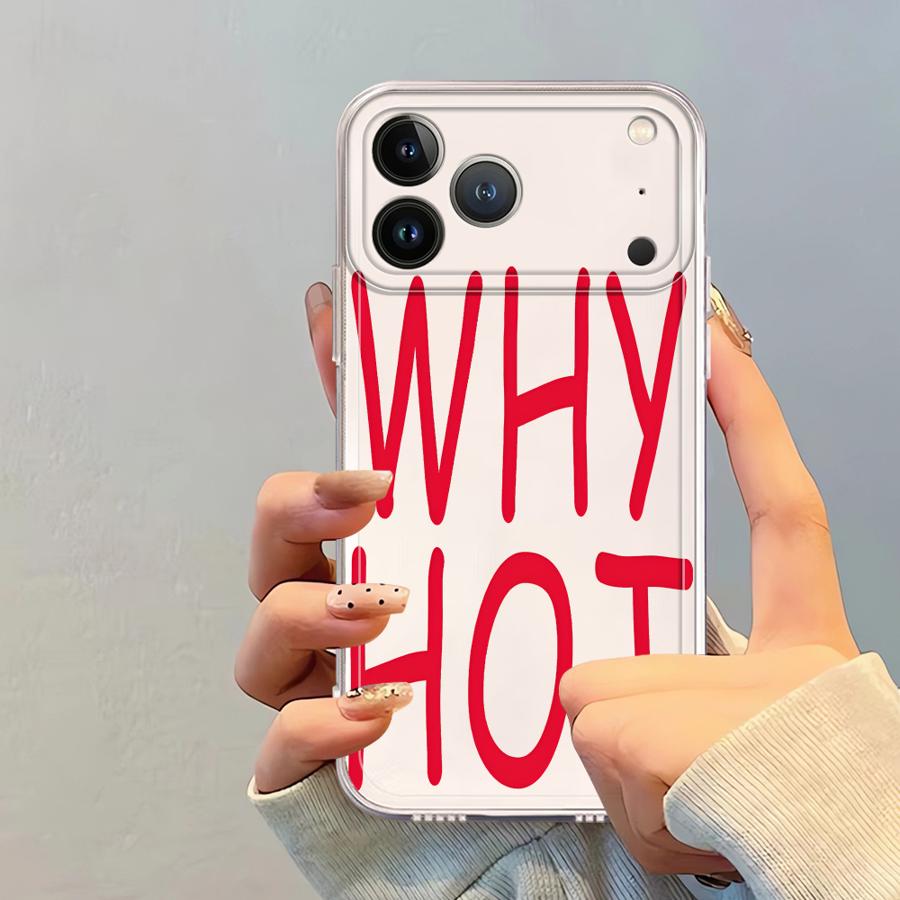 Личность Любовь Почему Горячий Мягкий Чехол для Телефона для iPhone 17 Pro Max 7 8 XR 15 Air 14 Plus 13 Pro 11 16 XS Max 12 Mini
