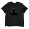 Bust of David - Black T-Shirt Anime Tshirt Customs Design Your Own Boys Animal Print Tops Fitted T Shirts for Men