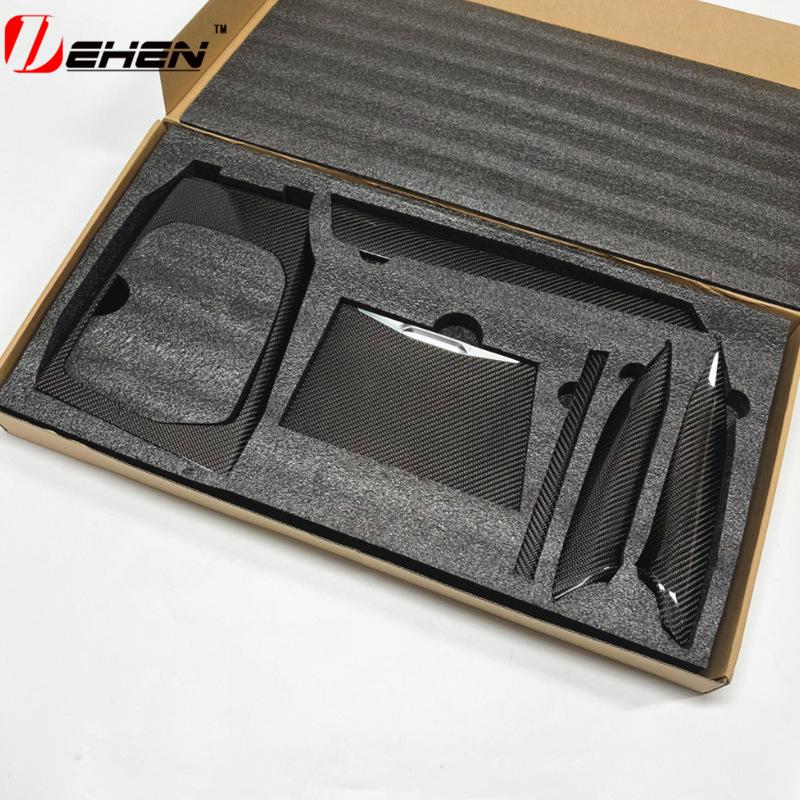 Центральная консоль из углеродного волокна для BMW M2 G87, M3 G80, M4 G82 20-26 годов, обновление интерьера