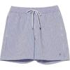 Polo Ralph Lauren SS24 Шорты пляжные полосатые с вышивкой логотипа и эластичным поясом Мужские шорты Синий 710905990-001