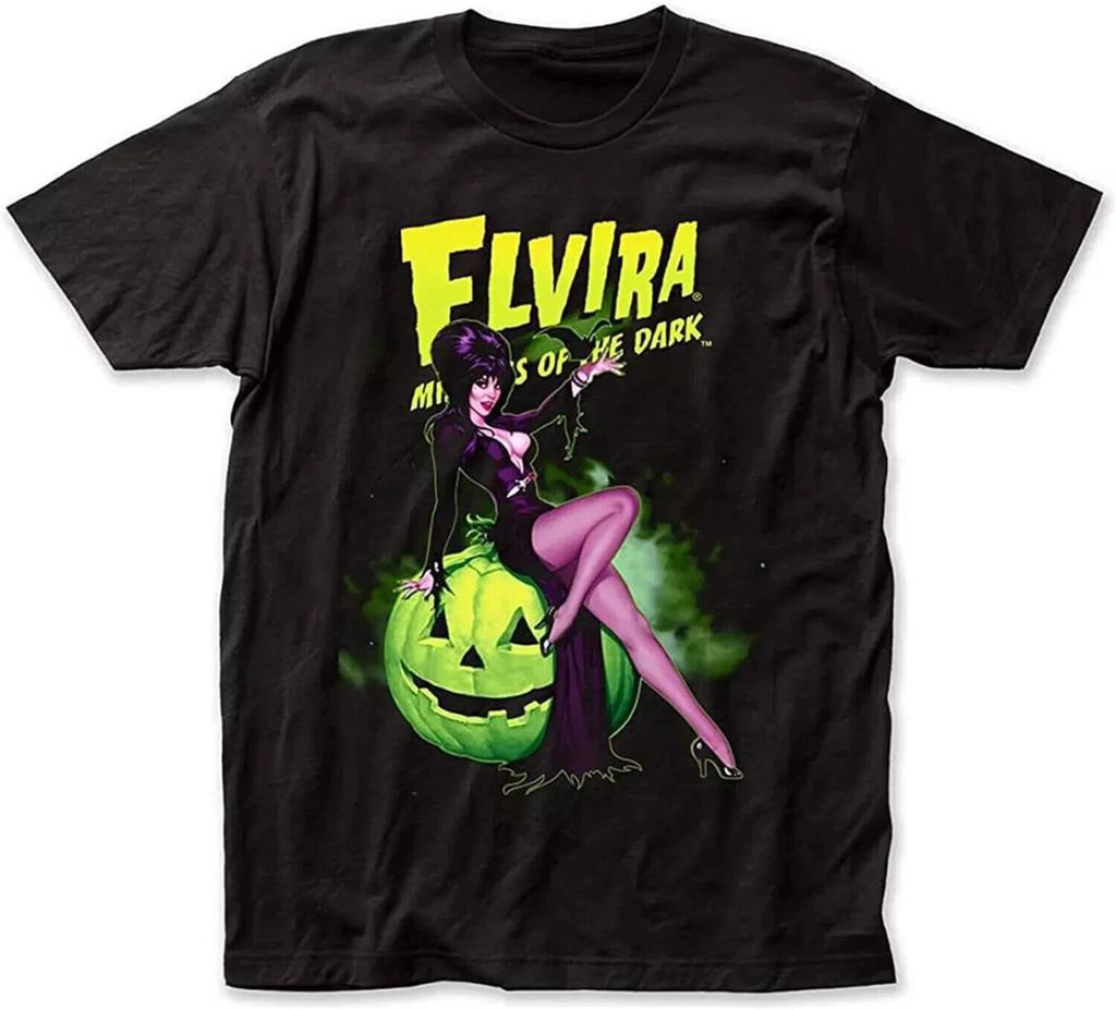 Elvira Mistress of The Dark Movie Cotton Black Unisex T-shirt