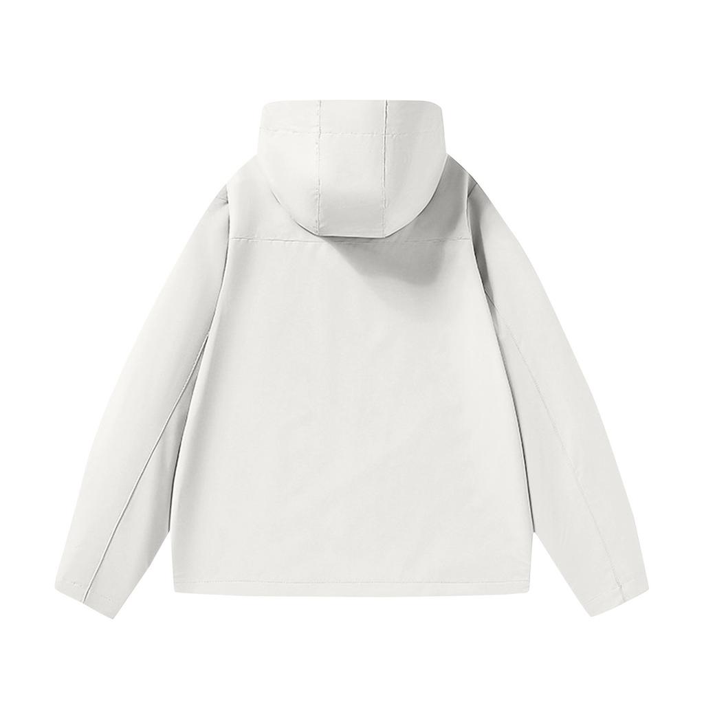 Женская однотонная полосатая дождевик на открытом воздухе плюс водонепроницаемый плащ с капюшоном ветрозащитный