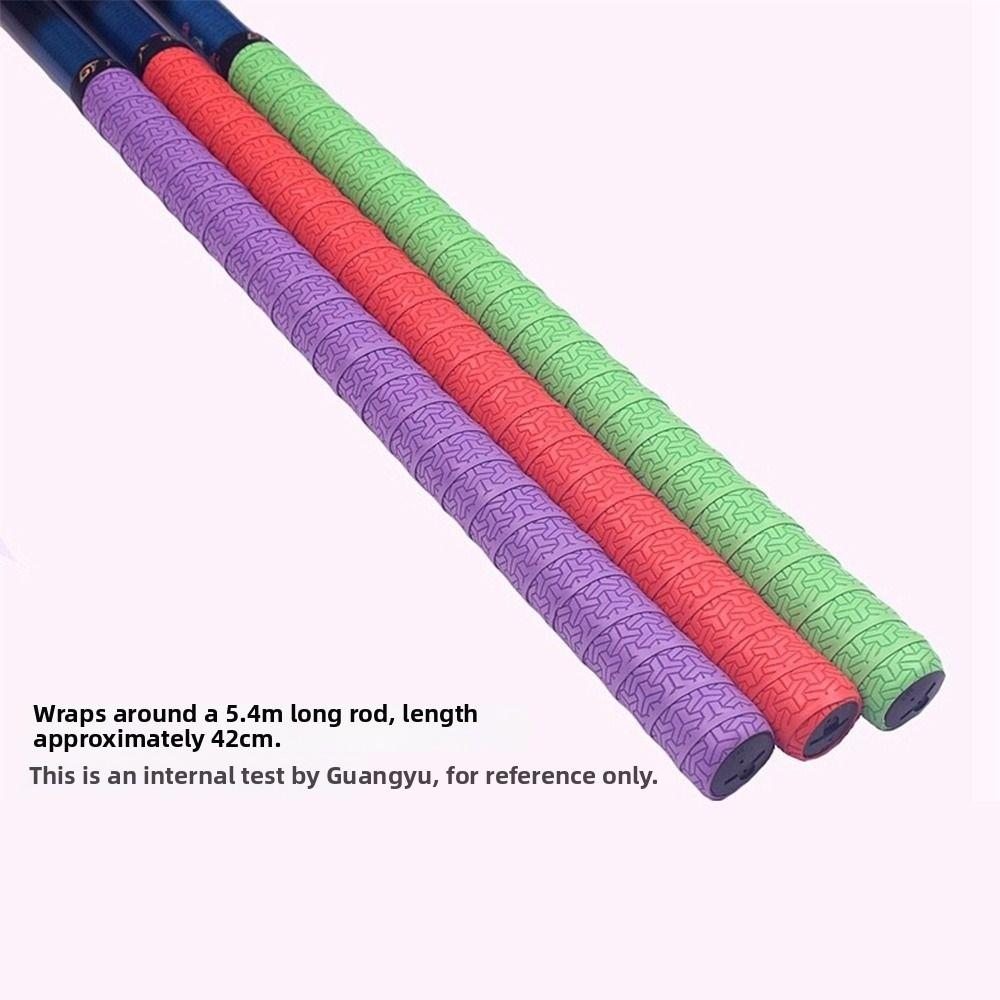 Sweat Absorbent Badminton Handle Wrap Tape PU Fishing Rod Handle Wrap Outdoor Sports