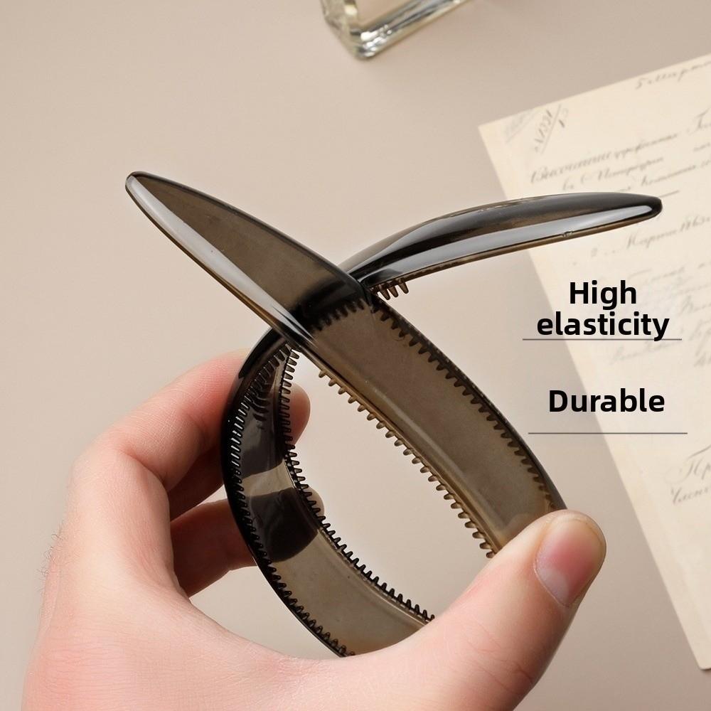 Korean Tortoiseshell Hair Hoop Simple Non-slip Teeth Headband Retro Leopard Hair Hoop Office