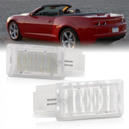 White LED Trunk Cargo Light Lamps For Chevy Camaro 10-17 Corvette Malibu Cruze