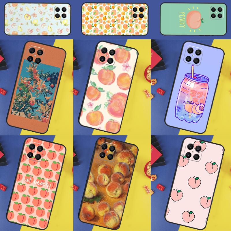 Розовые персики Эстетичный чехол для Honor 200 Lite 50 70 90 X9b X9a X8b X8a X8 X9 X9c Honor Magic 7 Pro 5 6 Lite Чехол