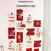 Wedding Double Happiness Cards & Engagement Photo Props Set for Room and Wall Decoration