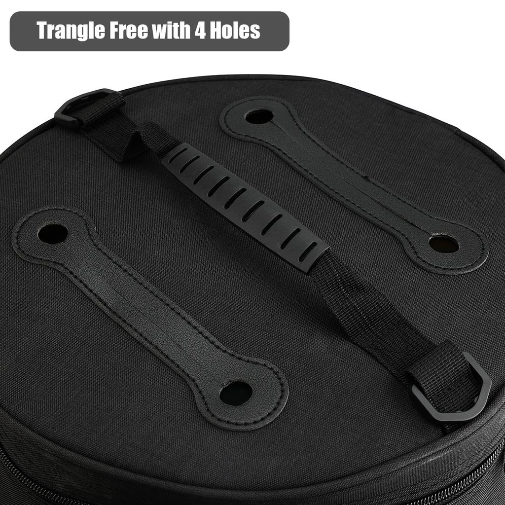 Круглая сумка для вязания крючком из пряжи Спицы для вязания Сумка-органайзер для пряжи Корзина для хранения поделок своими руками Швейные принадлежности Дорожная сумка