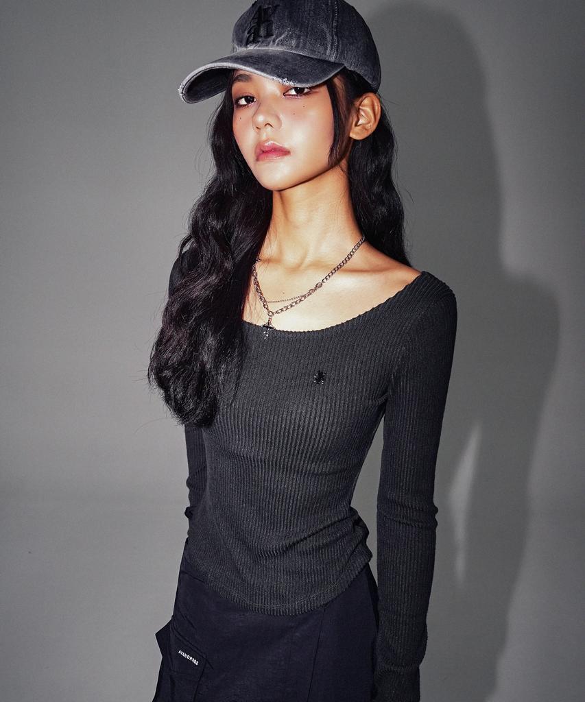AVANDRESS Stretch Round Top_5Colors