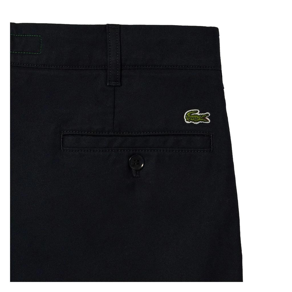 Lacoste Mens Cotton Twill Straight Chinos