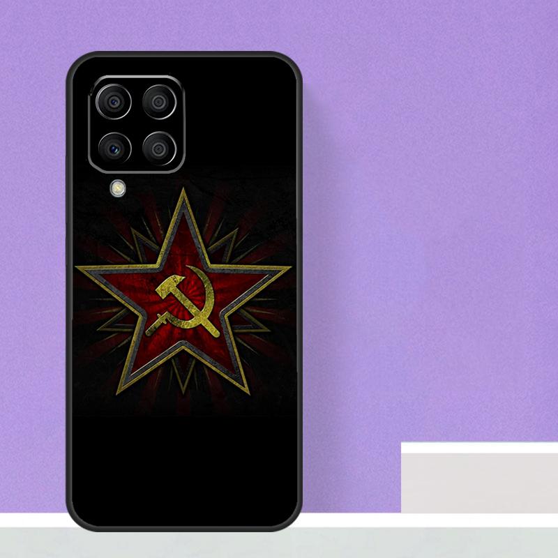 Флаг СССР Советский Союз для Samsung Galaxy M55 M15 M13 M33 M53 M20 M30s M31s M12 M32 M52 M11 M51 M14 M34 M54 чехол
