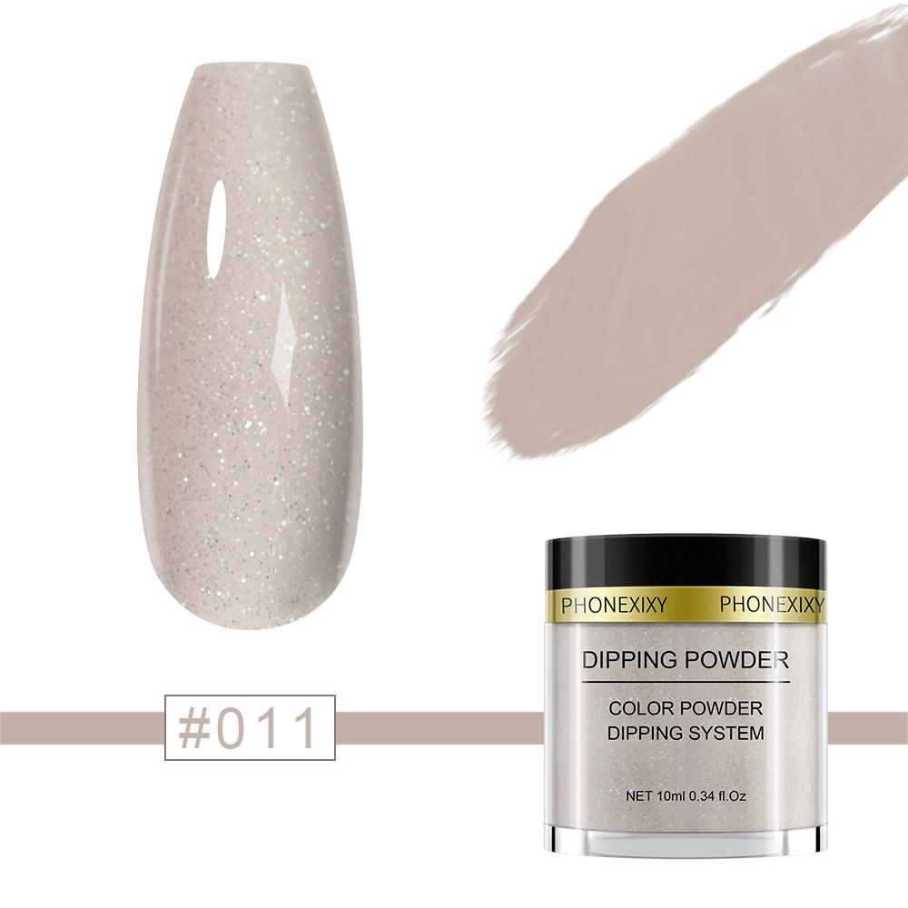 PHOENIXYNail Порошок для окунания, 20 цветов, пигментный порошок для ногтей, блестящий порошок для дизайна ногтей, акриловая пудра для маникюра без УФ-светодиодного лечения для ногтей