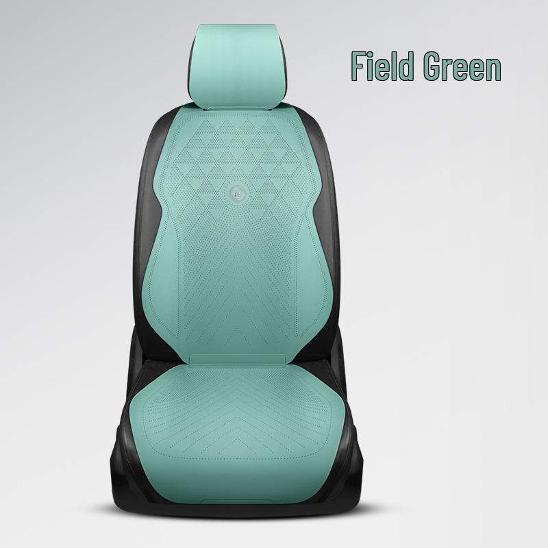 Универсальный замшевый комплект подушек для автомобильного сиденья - Всесезонный, Трехкомпонентный, Готовый к лету, Тонкая подушка с поясничной поддержкой.