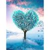 Полный 5D Diy Алмазная картина Мультфильм Дерево любви Алмазная вышивка Крестом Домашний декор Подарок ручной работы
