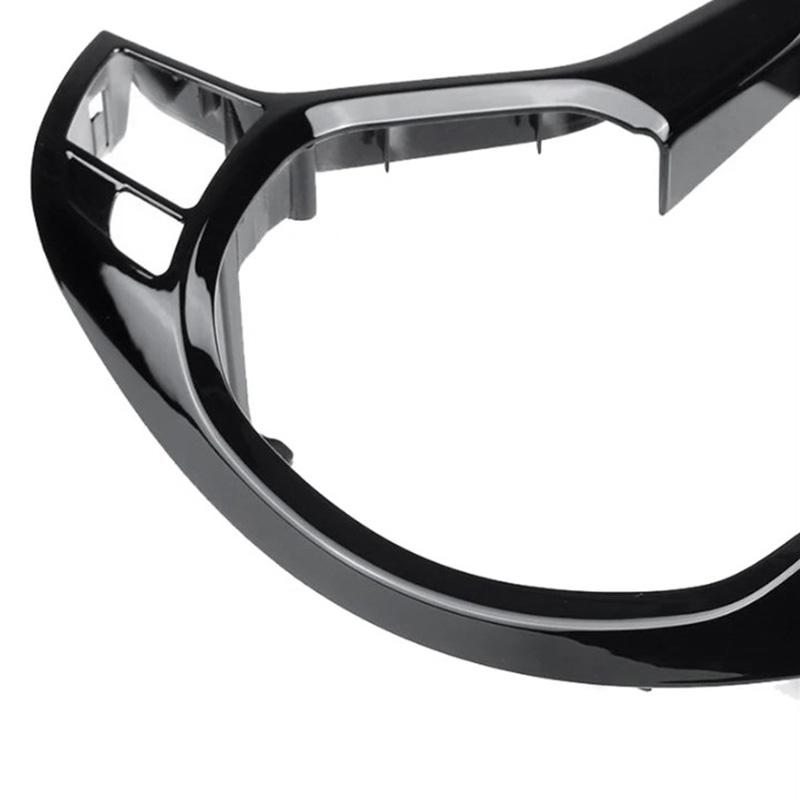 1 пара глянцевых черных накладок на рулевое колесо автомобиля 09946400139107 для Mercedes-Benz W176 W204 W212 W117 только для AMG Style