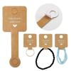 50pcs Hanging Jewelry Cardboard Self-Adhesive Necklaces Ring Packages Tags