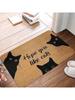 Black Cat Carpet Cute Cartoon Doormat Soft Welcome Mat Carpet For Live Room  Rug For Bedroom Outdoor Carpet Home Decorati