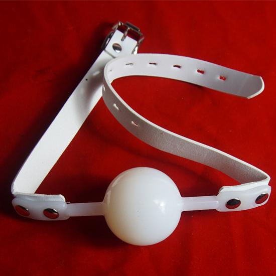 BDSM кляп-шар для сабмиссива, 48 мм, силиконовый кляп для раба, кожаная шлейка, бондажные ограничения, секс-игрушки для пар, игры для взрослых