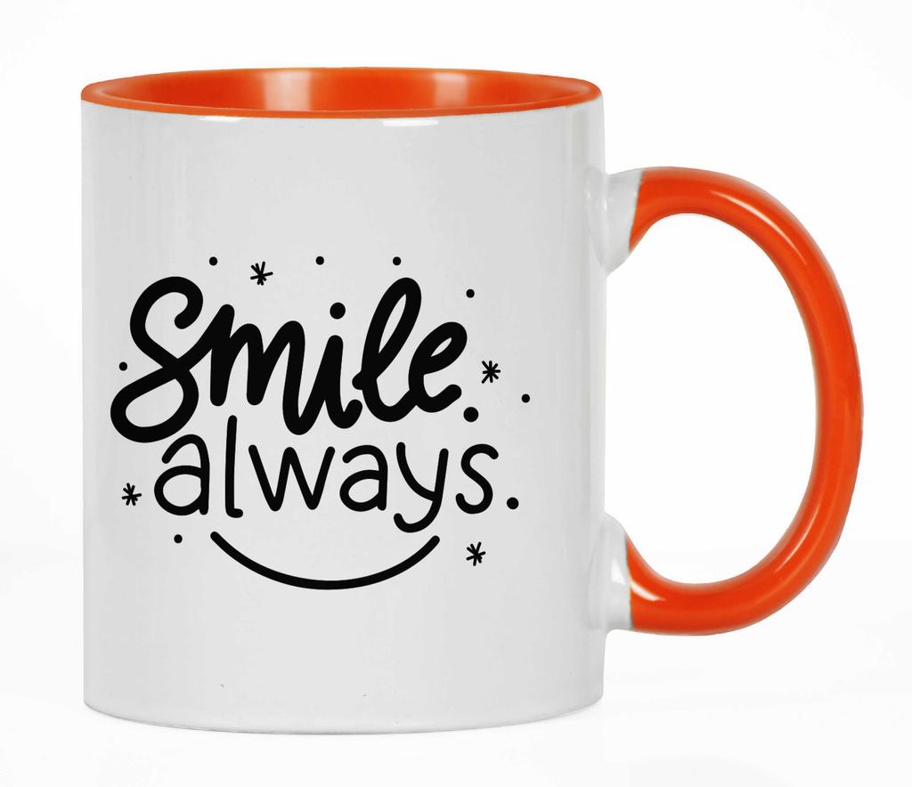 Inkdotpot Улыбайтесь всегда 11 унций керамическая кружка для кофе позитивные вдохновляющие цитаты подарок для сотрудников босса коллег