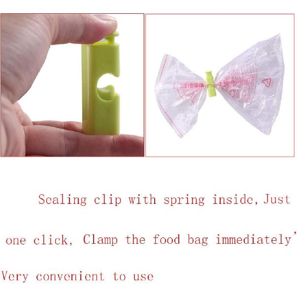 Clips for Bread Bags Good Grips Bag Used for Bread, Rice, Nuts, Beans, Dried Fruit, Frozen Foods Bag and More (Medium 12P)