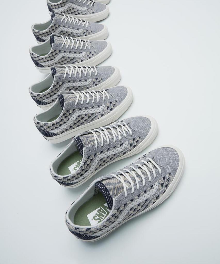 Vans Premium Old Skool 36 Ek - Геометрическая Клетка Серо-Почтовый / Vn000Efk85T1