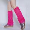 Faux Fur Fuzzy Leg Warmer for Women Girls Soft Plush Furry Boot Covers Winter Warm Boot Cuff Sleeves for Party Costume