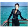 Womens 2mm Neoprene Wetsuit Set Top Shorts Socks Snorkeling Diving Surfing Warm Water Sports