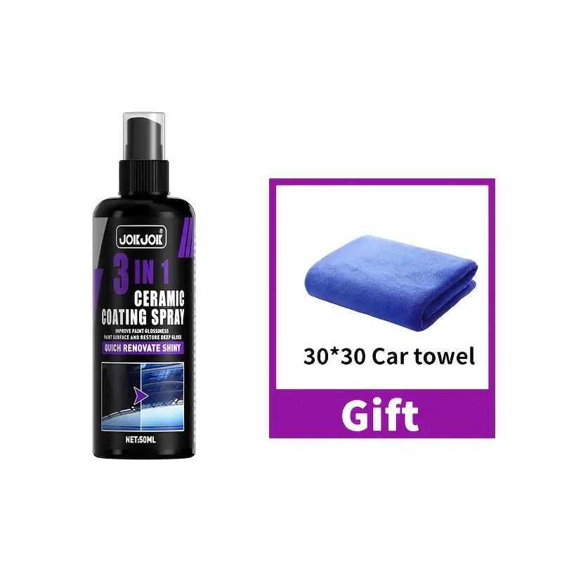 3 в 1 Автомобильное керамическое нано-покрытие Жидкое покрытие Нано-кристалл Гидрофобный слой Полировальный состав Автомобильная полироль Нано-покрытие