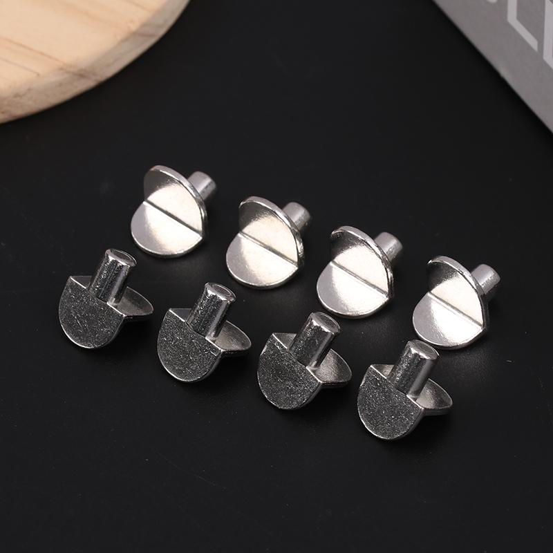 20Pcs 5Mm L-Shaped Shelf Support Studs Pegs Pins Plugs Cabinet Seperator Fixed Wooden Glass Layer Board Furniture Bracket Holder