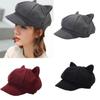 Short Eaves Beret Hat Warmer Octagonal Cap Autumn Winter Hat Painter Hat Women Ladies Girl