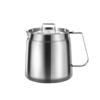304 Stainless Steel Oil Filter Pot with Screen - Large Capacity Oil Storage and Residue Filtering Bottle