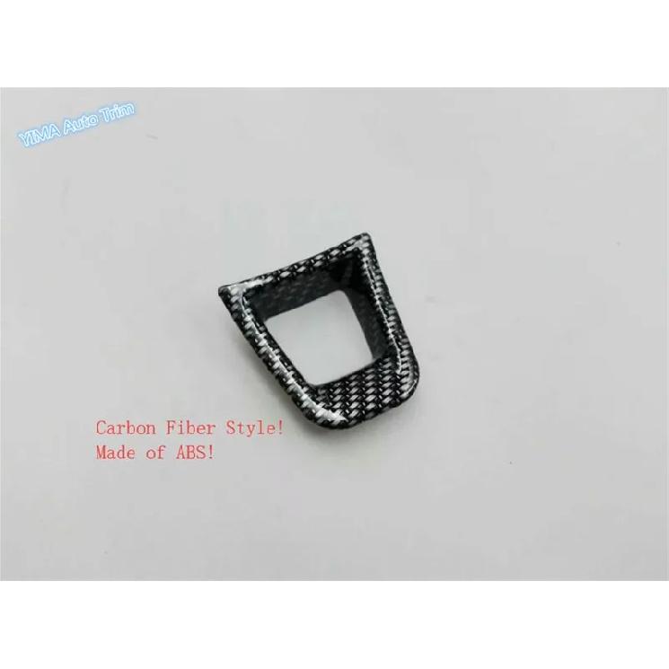 ABS Car Steering Wheel Decor Frame Cover Trim For Volkswagen T-Roc T Roc 2018 - Matte / Carbon Fiber Interior Accessories
