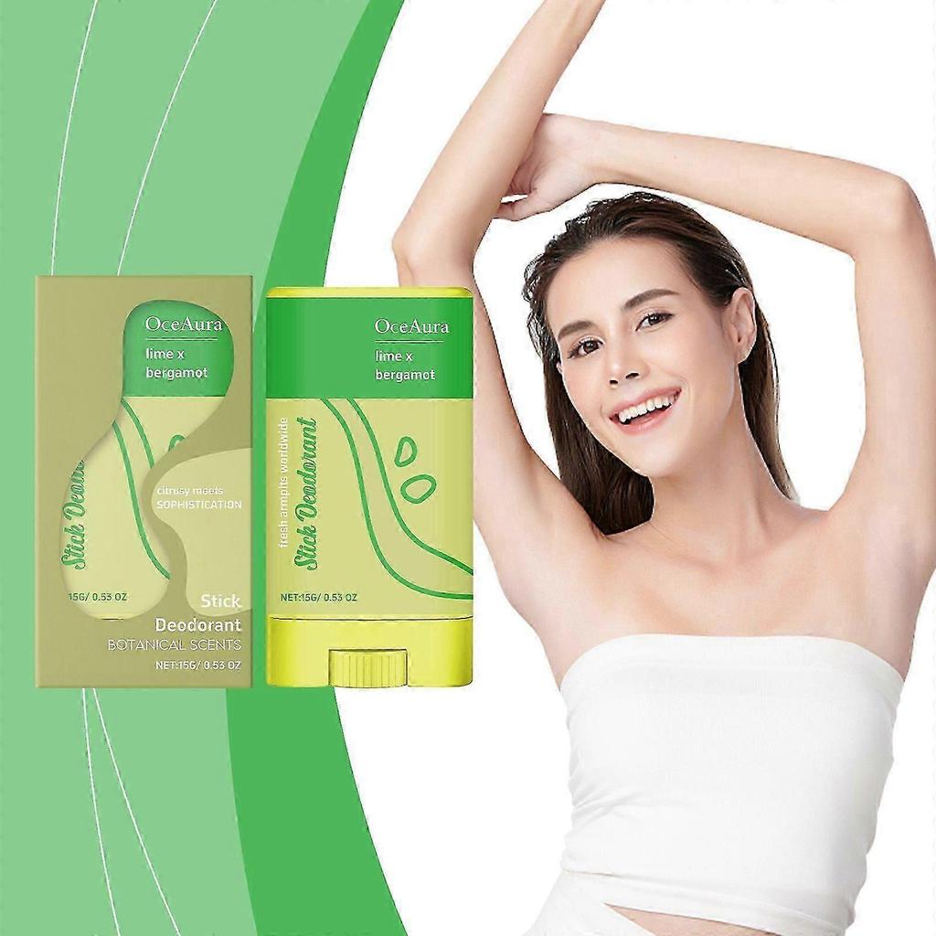 Bergamot Scented Deodorant Stick for Men and Women, 72-Hour Freshness, Aluminium-Free for Sensitive Skin, UK Favourite