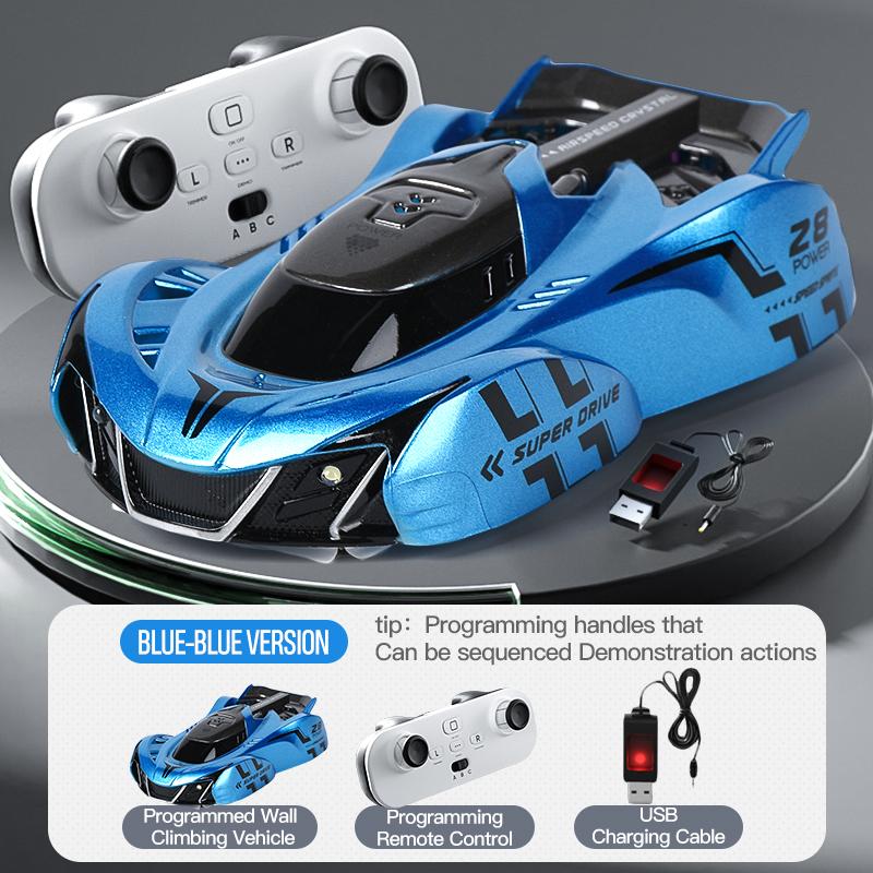 Infrared Sensor Remote Control Wall-Climbing Car, Four-Wheel Drive Toy Racing Car For Children