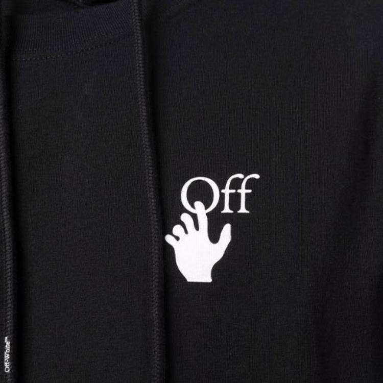 OFF WHITE Свитшот Мужской Черный FW21 OMBB087F21FLE0051001