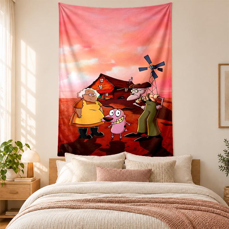 Brave Dog Tapestry highquality for decorating living room bedroom dorm walls ideal as bedroom wallart orholiday gift