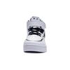 LiNing 937 Mid Slip Resistant Durable Kids Skate Shoes Kids Sneakers White Black Brown YKCT018-5