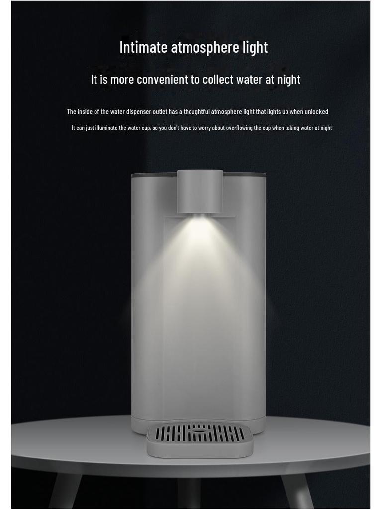 Компактный диспенсер для мгновенного нагрева горячей воды: Быстронагревающийся, портативный и встраиваемый настольный очиститель