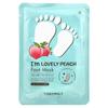 TonyMoly, I'm Lovely Peach, Foot Mask, 1 Pair, 16g (0.56oz)