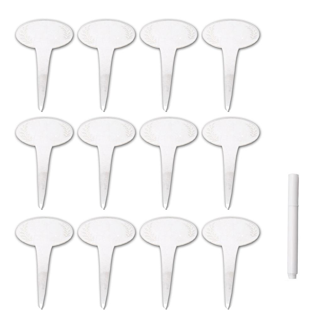 6/12 шт., этикетки для уличных растений, водонепроницаемые акриловые маркеры для растений, маркеры для питомника, украшения для трав, цветов и овощей