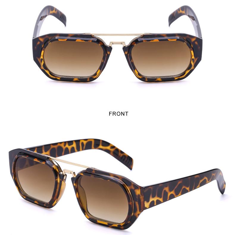 Женские солнцезащитные очки с защитой от солнца, защита от ультрафиолета, модные ретро-квадратные солнцезащитные очки с двойным лучом, мужские очки для вождения, уличной стрельбы