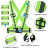 Highlight Reflective Straps Night Work Security Running Cycling Safety Reflective Adjustable Vest High Visibility Reflective
