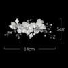 Fashion Crystal Pearl Hair Accessories Bridal Clips Flower Hair Pin Hair Combs Bridesmaid Tiara