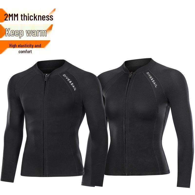 DIVE&SAIL 2 мм Женский гидрокостюм-двойка для дайвинга, снорклинга и серфинга