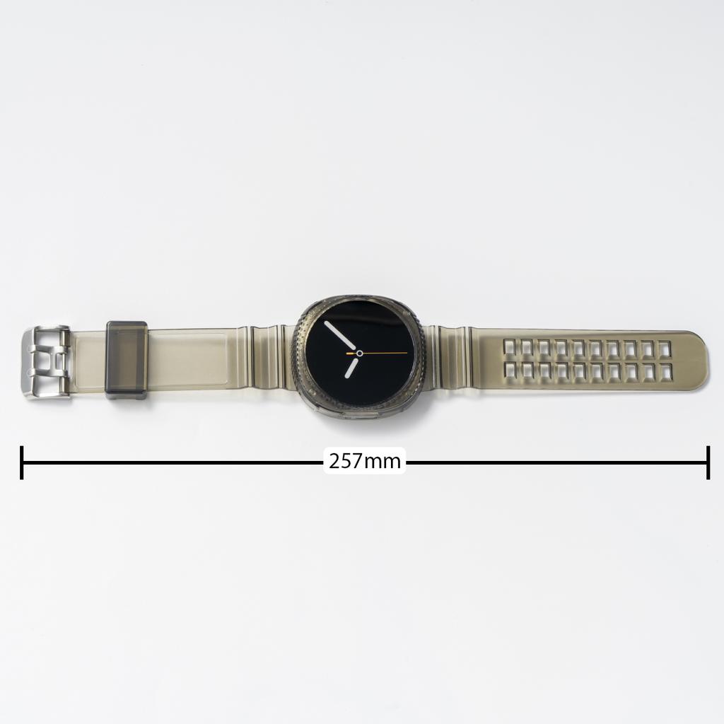 Прозрачный чехол+ремешок для Samsung Galaxy Watch 8 40 44мм ремешок Pulseira силиконовый браслет Correa для Galaxy Watch 8 Classic 46мм