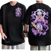 Футболка мужская с принтом One Piece Luffy Gear 5 Nika Ретро Хлопок Аниме Графическая Модная Уличная Стиль Удобная С коротким рукавом Круглый вырез