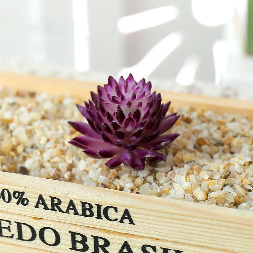 2 шт. Сделай сам Искусственные Суккуленты Мини Имитация Цветочных Растений Сад