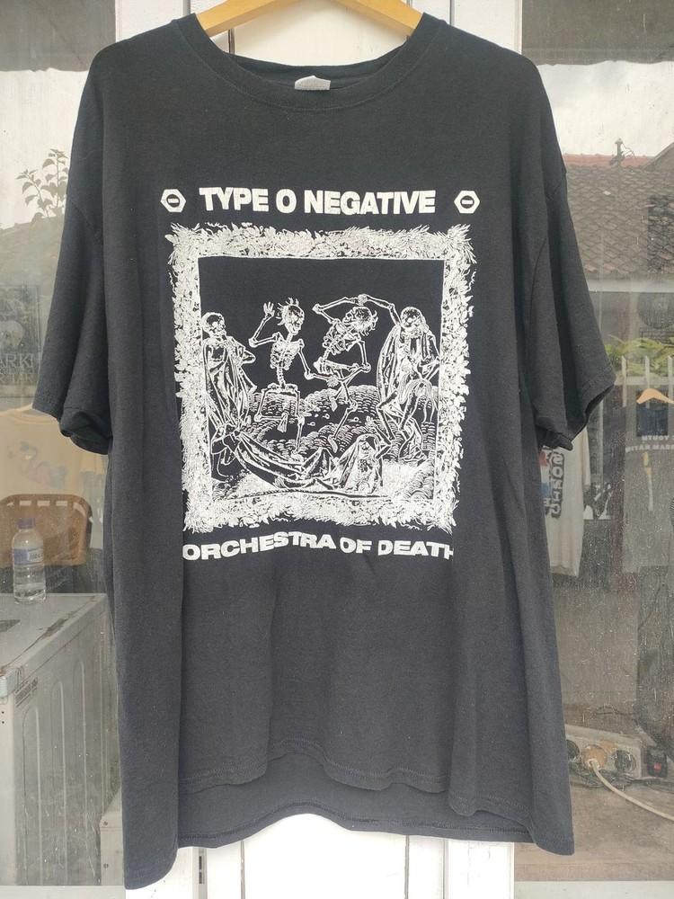 Винтаж 90-х Type O Negative Orchestra Of Death Черная унисекс футболка S-5XL KH11772 Унисекс футболка
